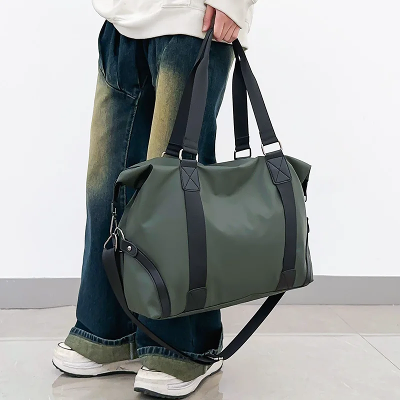 Travel bag printed women's sports handbag couple style tote bag personalized pattern