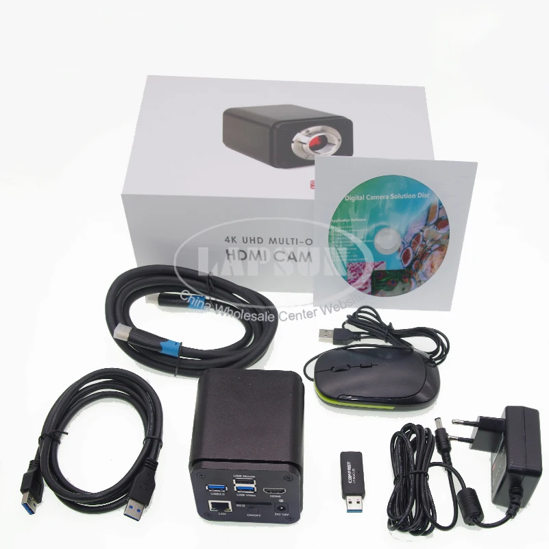 Lapsun HDMI USB 3.0 LAN 실험실 비디오 산업 C 마운트 현미경 카메라, IC 휴대폰 수리용, 4K 75/60FPS IMX585 IMX678 IMX283