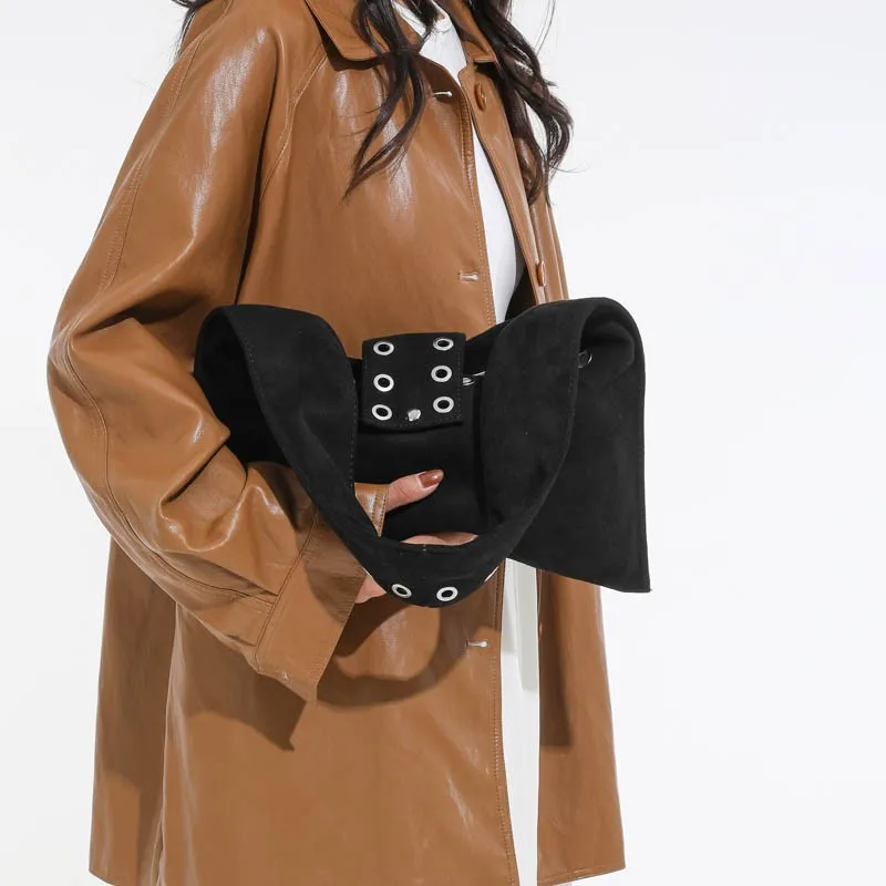 Retro Faux Suede Rivet Tote Bag Large Work Purses Slouchy Tote Handbag Locomotive for Women Travel Winter Fall