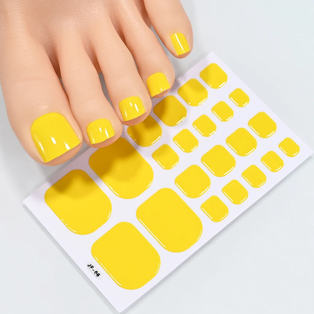 Toe Nail Sticker Wraps packaging