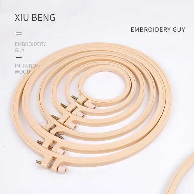 10pcs 10 13 15 18 20 23 26 30 34 36cm Wood Embroidery Kit Hoop Frame For  Ring Hoop Large Sewing Tools Accessories Cross Stitch - AliExpress