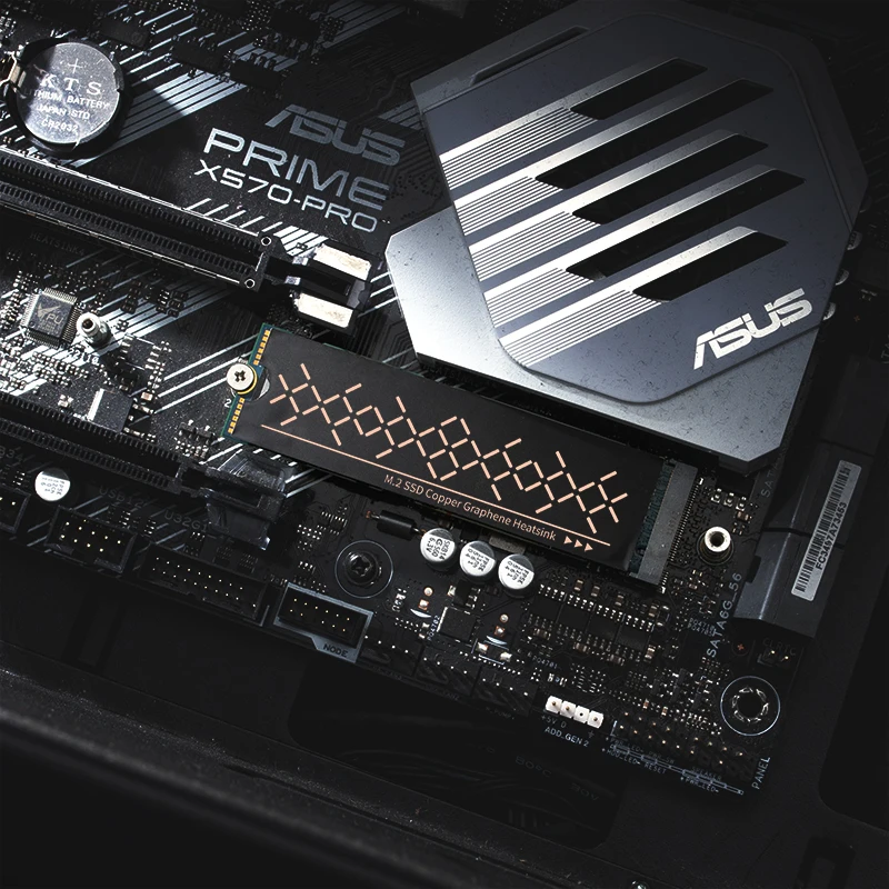 FinalCool NV02 Graphene M.2 SSD Heat Sink Dual-Layer Graphene and Copper Foil Design Cooler Radiator For Laptop PC NVMe