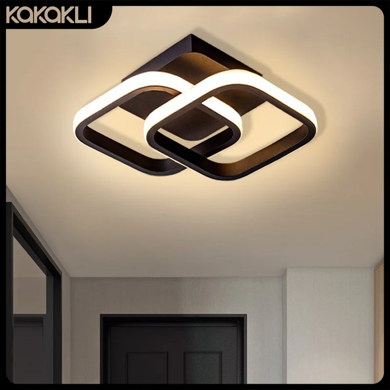 LED Ceiling Light Modern Small LED Aisle Ceiling Light Remote Control Dimming Simple Bedroom Balcony Staircase Corridor Home Decor Fixtures Lustre