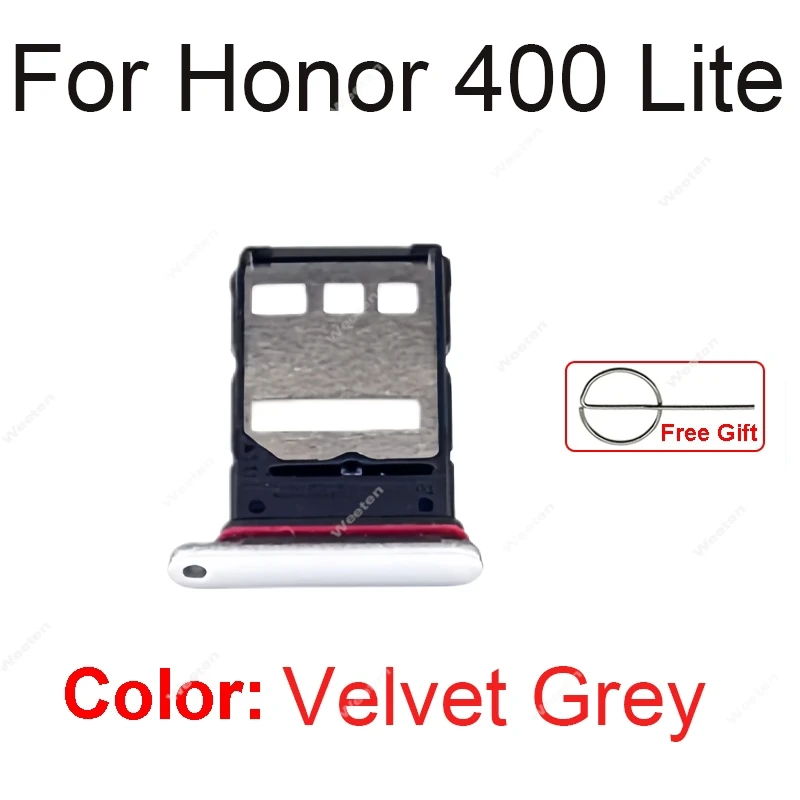 Tiroir Honor 9 Lite pour carte Nano-SIM et microSD coloris noir