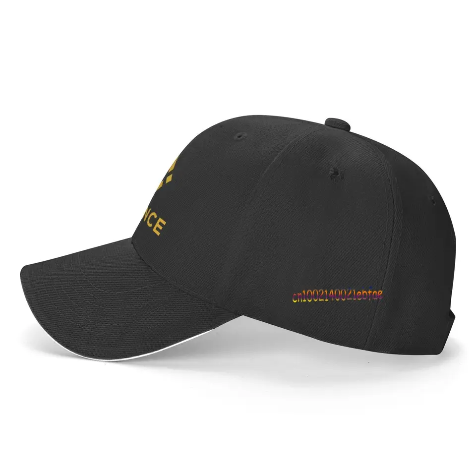 Binance Cryptocurrency Exchange Logo Embroidered Dad Hat - Adjustable Cotton Twill Cap, Low Profile