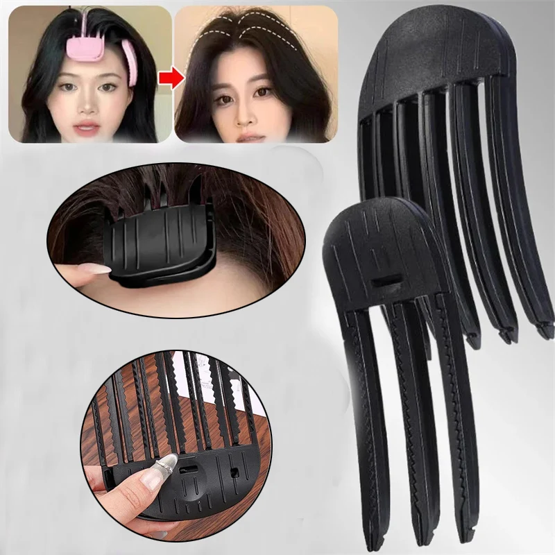 Hair Accessories Hair Clips Hair Roller Fluffy Hairpin Curling Bangs Clips Hair Roots Volumizing Hair Clips 3/6Teeth Women Fixed Shape Volume Curling Roller
