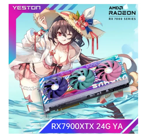 Amd Rx Yeston Rx 5700 Xt Sakura Hitomi Xt Sakura Waifu Rx 5700 Xt