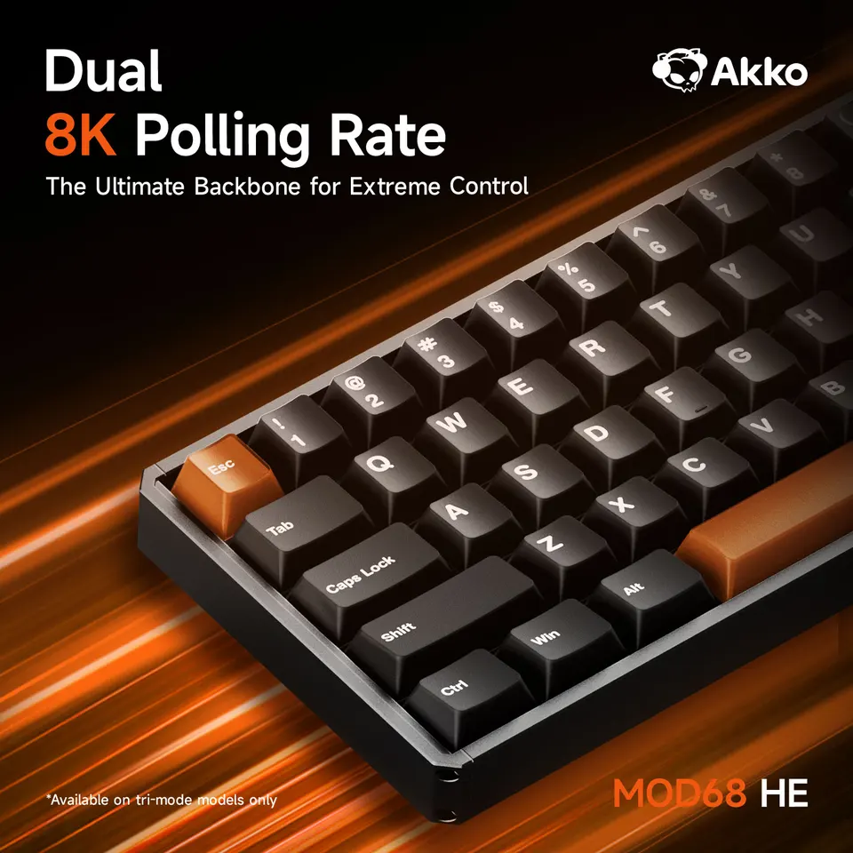 Akko MOD68 HE キーボード アルミニウム CNC 65% マグネティック