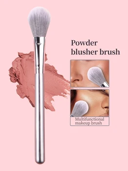 1PCS soft hair blush highlighter brush suitable for home or travel to use portable makeup brush 1