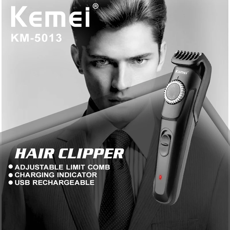 kemei km 5013 ajustavel barba aparador de cabelo 05
