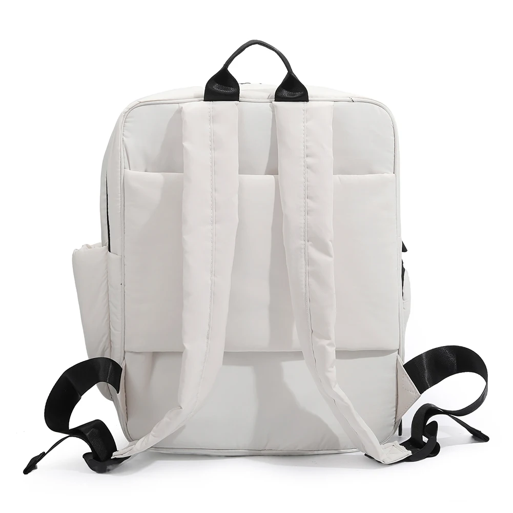 Nylon Travel Bag Large Capacity Lightweight Fashion Simple Backpack with Shoe Compartment for Outdoor Travel Fitness
