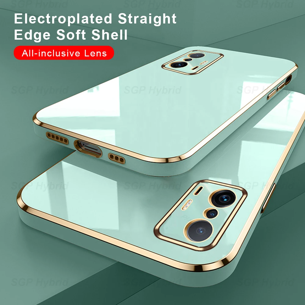 Placcatura Protettiva Di Lusso Per Xiaomi Mi 11 T Pro Custodia Morbida In Silicone Custodia Antiurto Xiaomi Xaomi 11Tpro 11 T11 Pro Fundas