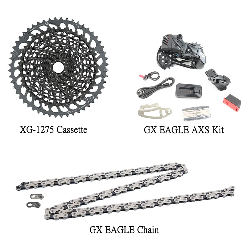 SRAM Set desgaste cassette GX Eagle XG-1275 + cadena Eagle 12