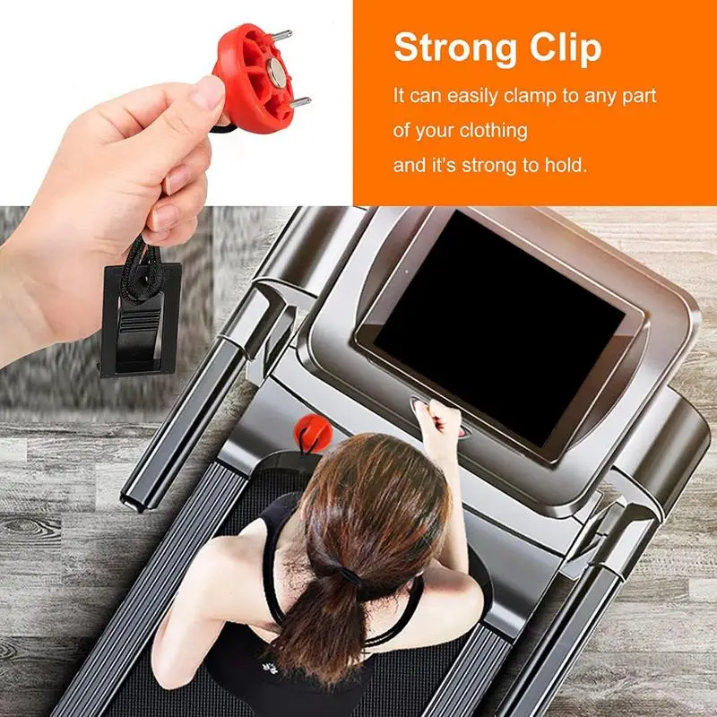 1pc Universal Treadmill Magnetic Safety Switch Magnetic Suction Running Machine Safety Key For Men For Exercise 5