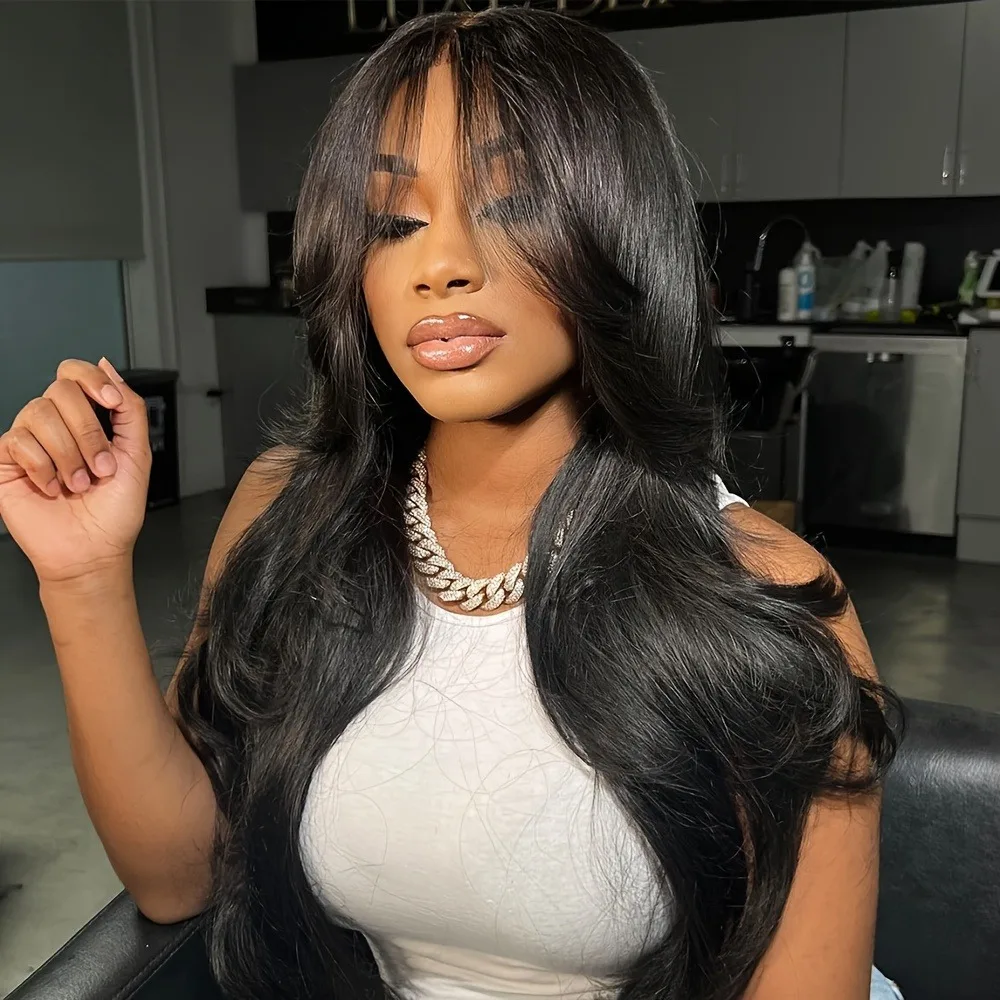 Ready To Go Put On and Go Glueless Body Wave 13 * 4 HD Lace Human Wig for Women 16-42 Inches, 13*6&5*5 Glueless Natural Color 3