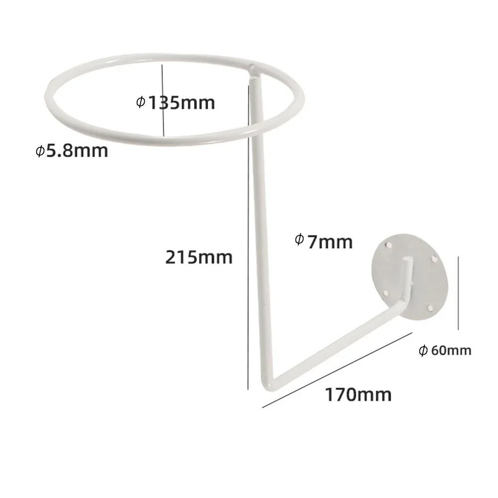 Steel Motorcycle Accessories Helmet Holder Hanger Rack Wall Mounted Hook for Coats Hats Caps Helmet Rack