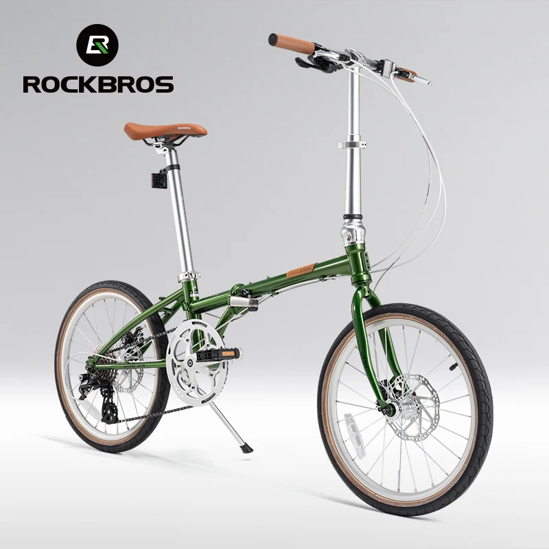 Rockbros-大人用折りたたみ自転車,軽量,20インチ,Shimano, 8速 