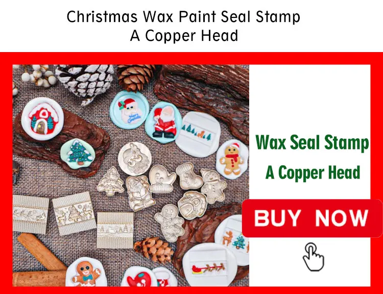 Description Picture 3 of item3D Wax Seal Stamp Mirror frame /Photo Frame Pattern/Line Blank Copper Head Envelopes Wedding Invitations Scrapbooking Gift