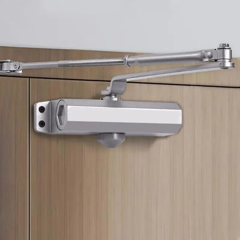 Aluminum Alloy Automatic Door Closer Fire-proof Residential Door Hydraulic Auto Closer
