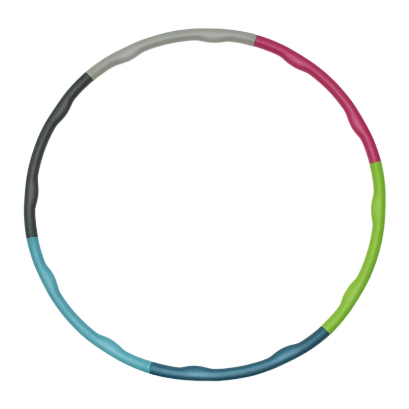 High Quality Colorful Adjustable Weight Flexible Home Gym Body Training Detachable Hula Ring and Hoop for Adults and Kids