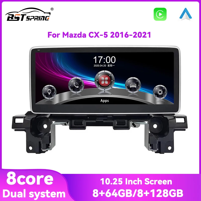

Android Radio Navigation For Mazda CX-5 CX5 2016-2021 Car Multimedia DVD Player Carplay Autoradio