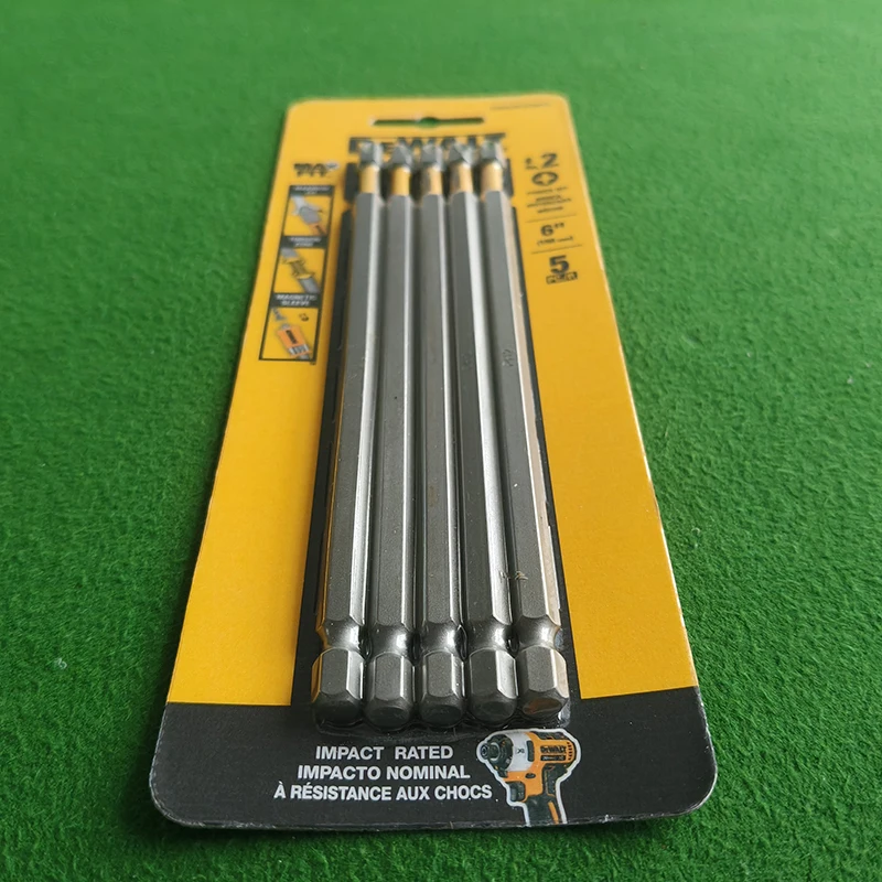 DEWALT DWA6PH2MF5 드릴 비트 IMPACT 5개 150MM PH2 MAXFIT 재료 도구 액세서리