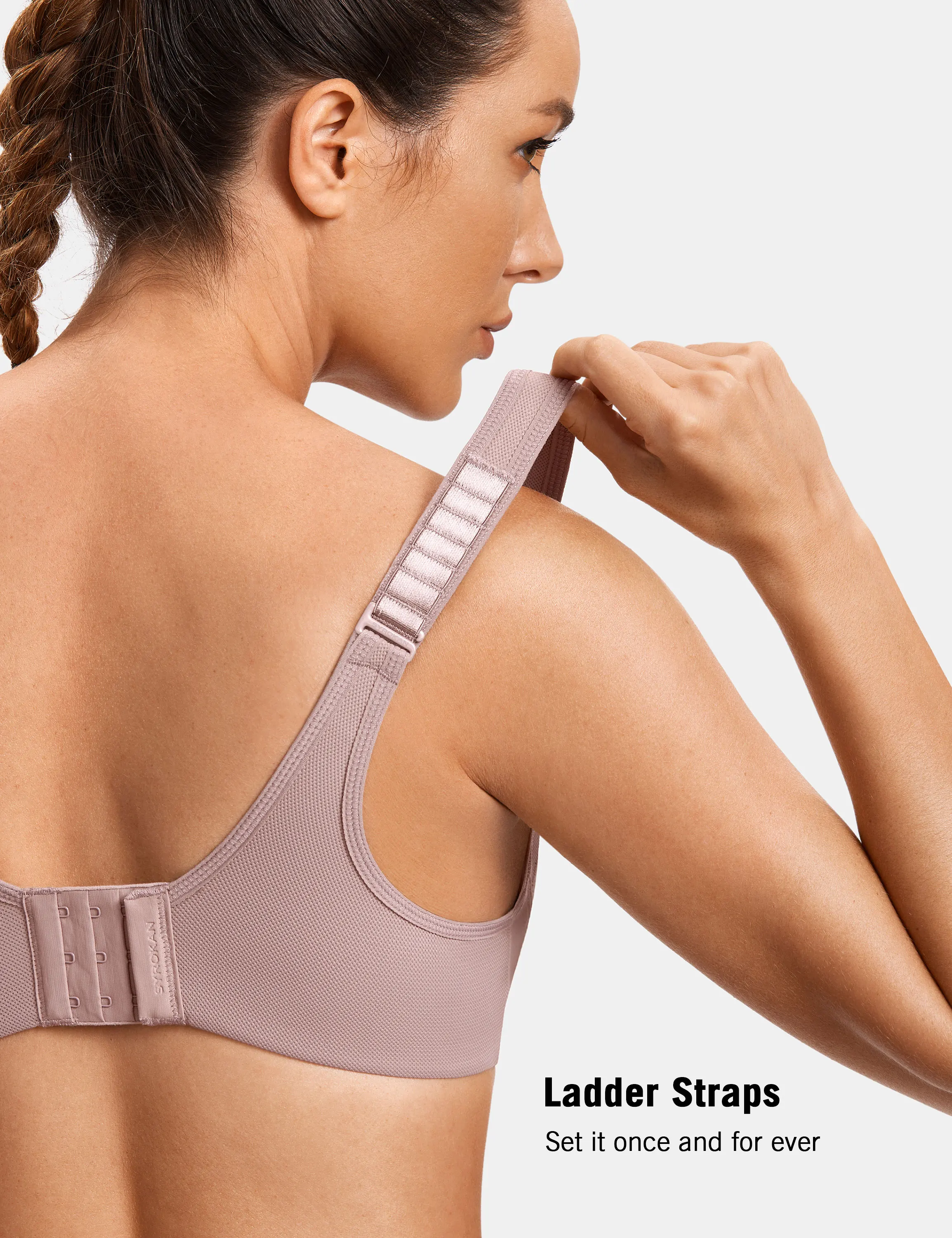 Sports Bra Women Bras Underwire Firm Support Contour High Impact Full Cup