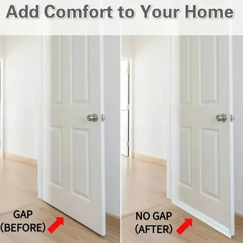 Universal Door Bottom Weatherproof Sealant Strip - Wind, Dust, and Noise Reducer