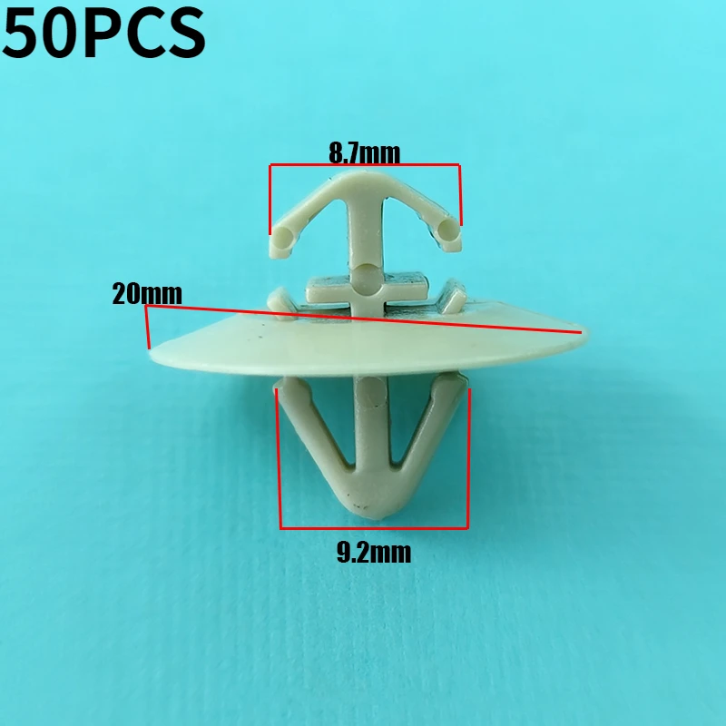 50pcs Sprinter Exterior Side Moulding & Door Plastic Trim Panel Clips