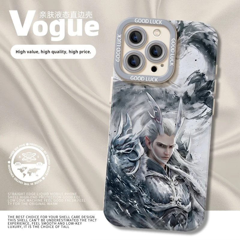 Nezha 2 Demon Boy Animation Silicone Phone Case Collection