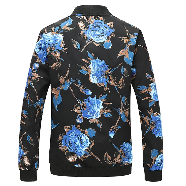 ひろ　3Lサイズ 2kg 2022 Autumn New Printed Jackets Fashion Slim Fit Mens Casual