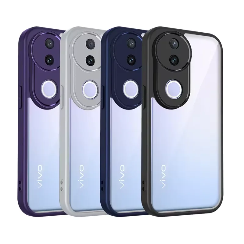 Enhanced Shockproof Silicon Bumper Case with Clear Matte Back Cover