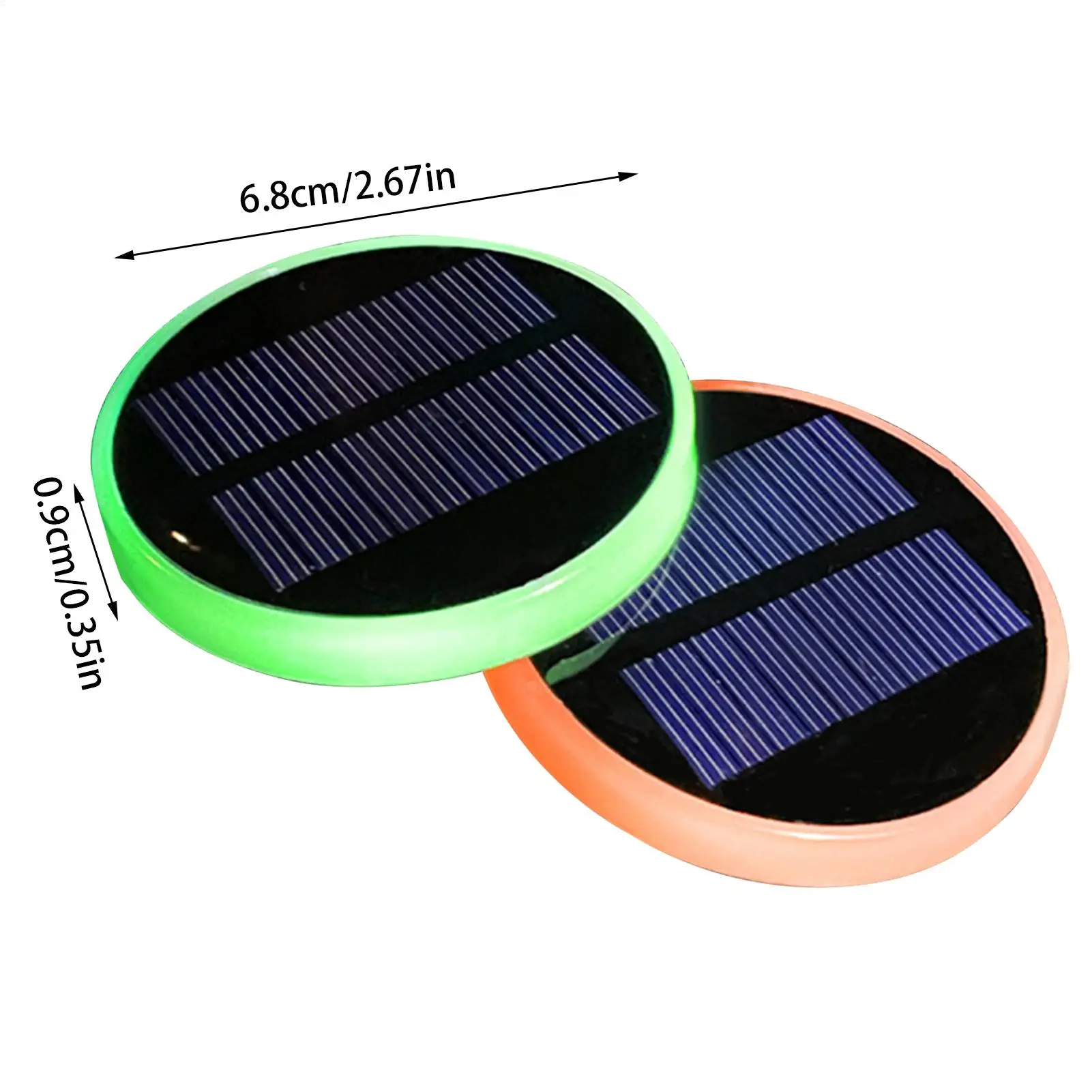 LED 컵 홀더 조명 1쌍 7색 태양광 USB 충전 자동차 용품 분위기 조명 충전용 자동차 컵받침