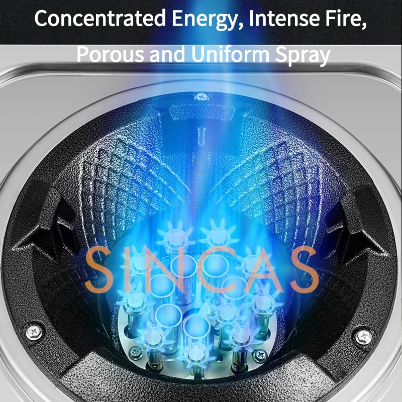 Commercial Gas Stove Low Pressure Fierce Fire Stove Slow Fire Intense Fire Single Stove Natural Gas Flame Failure Protection 5