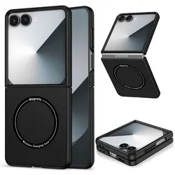 Ultra Slim Anti - Shock Wireless Charging Phone Cover - Galaxy Z Flip 5 (Black)