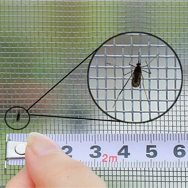 Customizable Size Mosquito Net Reusable Lightweight & Breathable Insect-Proof SelfAdhesive Reusable Window Screen Bug Protection 3