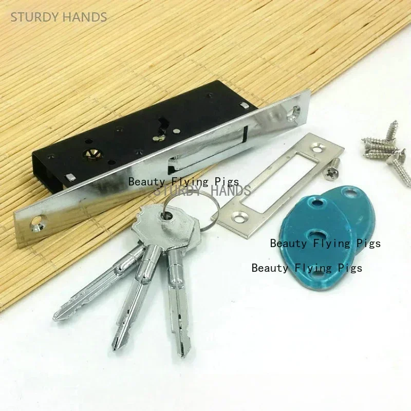 1 set Aluminum Alloy Sliding Door Hook Lock Sliding Exit Door Floor Lock Hardware Accessories Portable Lock