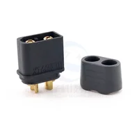 ปลั๊กตัวผู้และตัวเมียคงที่ XT60NE-F เครื่องบินรุ่นกระแสสูงชุบทอง ESC ขั้วต่อปลั๊กไฟชาร์จ 4