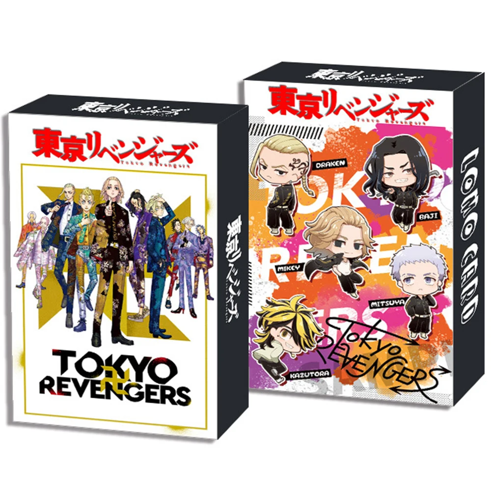 

30Pcs/Box Japan Tokyo Revengers Genshin Impact Attack on Titan Dragon Ball Demon Slayer Cards Postcard Artbook Props Lomo Card