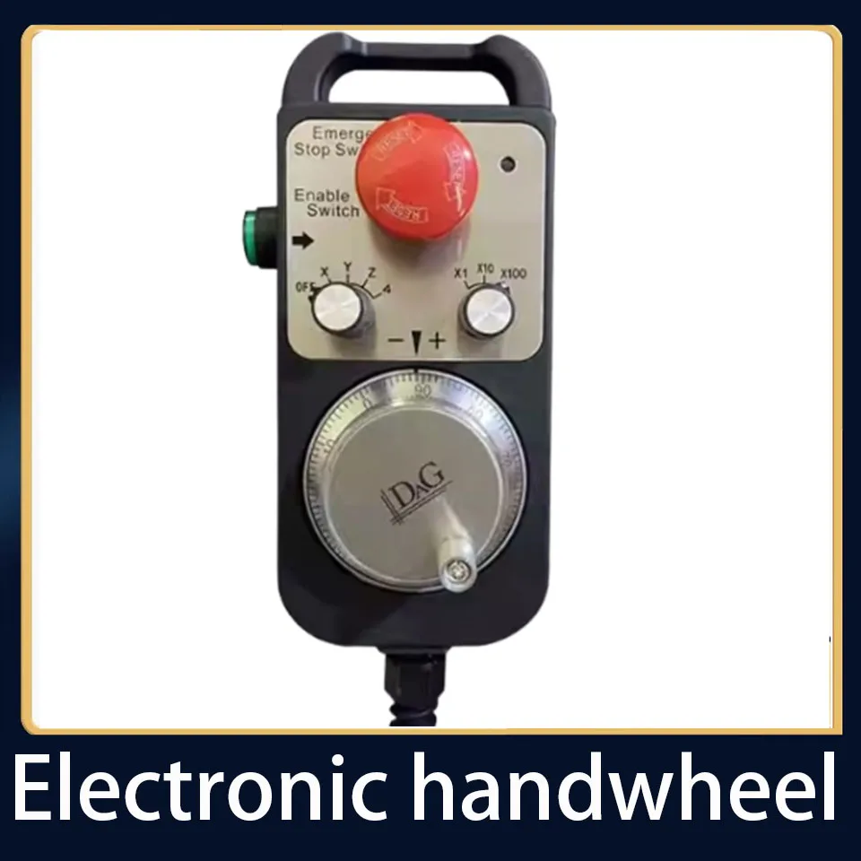 

Electronic handwheel pulse generator with emergency stop and self reset CNC machining center engraving machine external handwhee