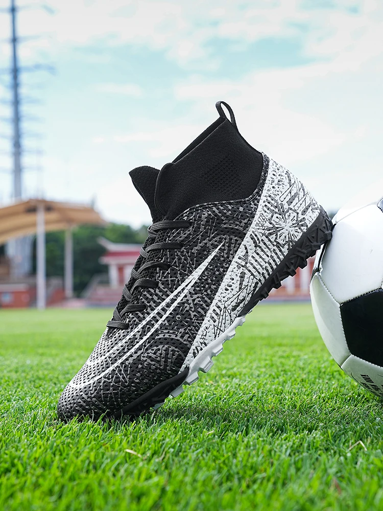 Teenage Football Shoes football shoes Unisex Adult Training Competition TF Shattered Nail Artificial Grass Indoor AG Low Top Baseball Shoes