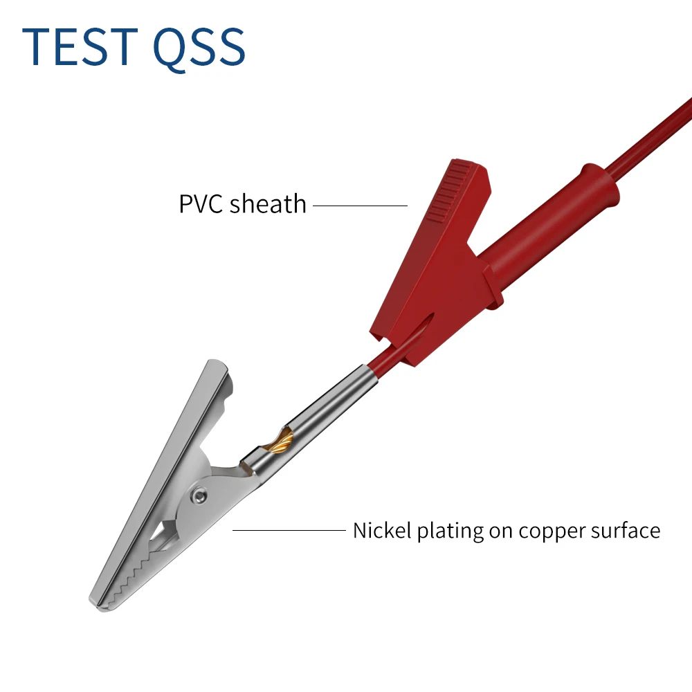 5 Pièces Pinces Crocodile Fils De Test électriques Câble De Fil