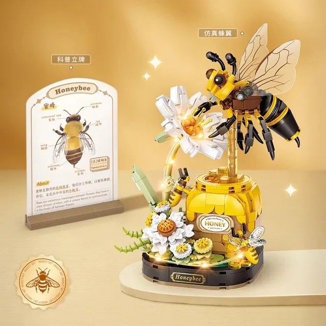 Tiger butter fly blocks DIY Home decoration Model Building Blocks toys Assembly Toy Christmas Gift for Children Adult 4117 3