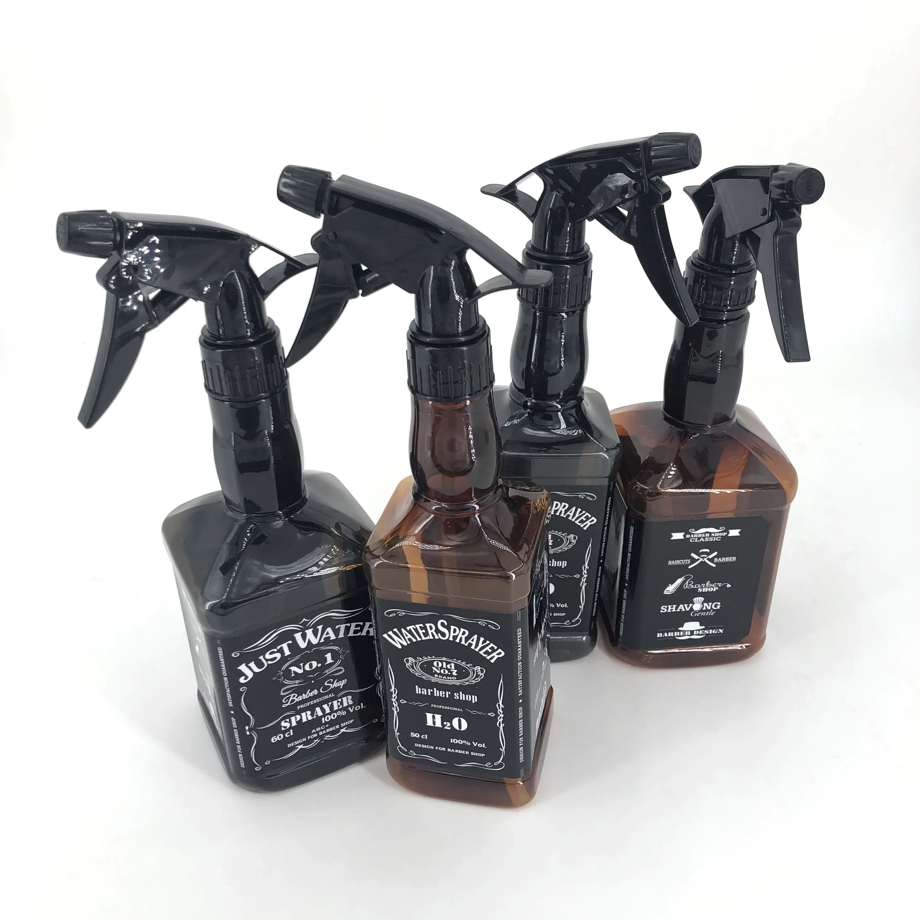 Spray Bottle 500ML/650ML Hairdressing Salon Barber Hair Tools Water Sprayer Retro Whiskey Oil Head Watering Can
