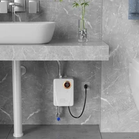 HOKitchen-Chauffe-eau électrique mural, chauffage instantané, douche chaude 3S, affichage de la température LCD, 110V, 220V 3