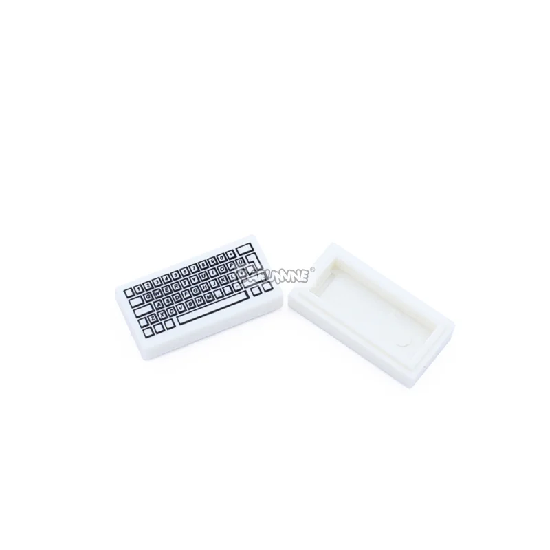 Marumine Classic Building Blocks Tile Computer Keyboard 5Sets MOC Build Brick City View Parts Accessories Compatible 3068 3069 5