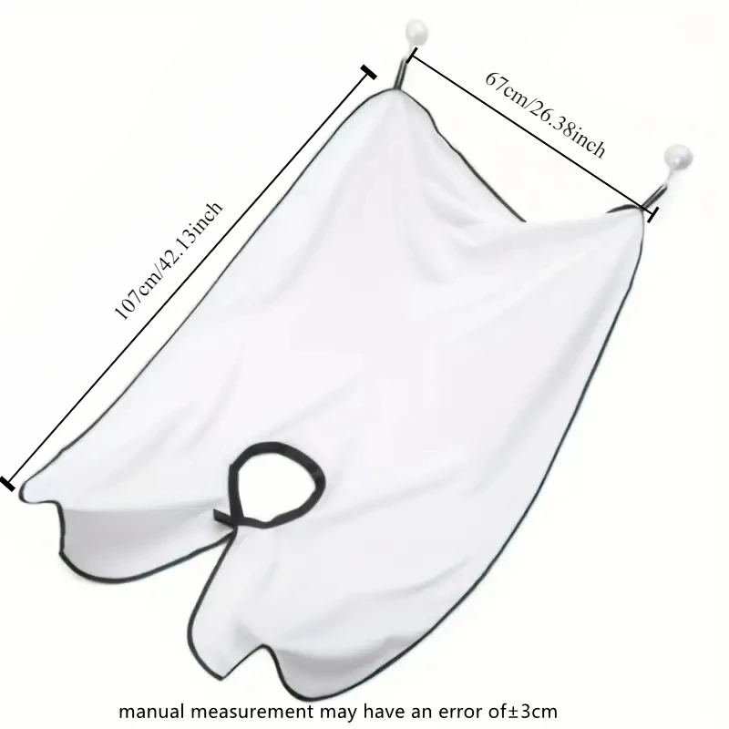 Suction Cup Shaving Bibs Barber Cleaning Beard Bibs Men's Shawl Styling Bibs  Apron for Men  Apron