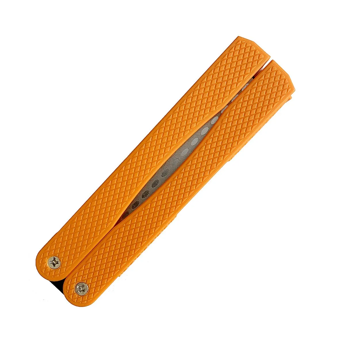 Portable Double-Sided Diamond Kitchen Knife Sharpener
