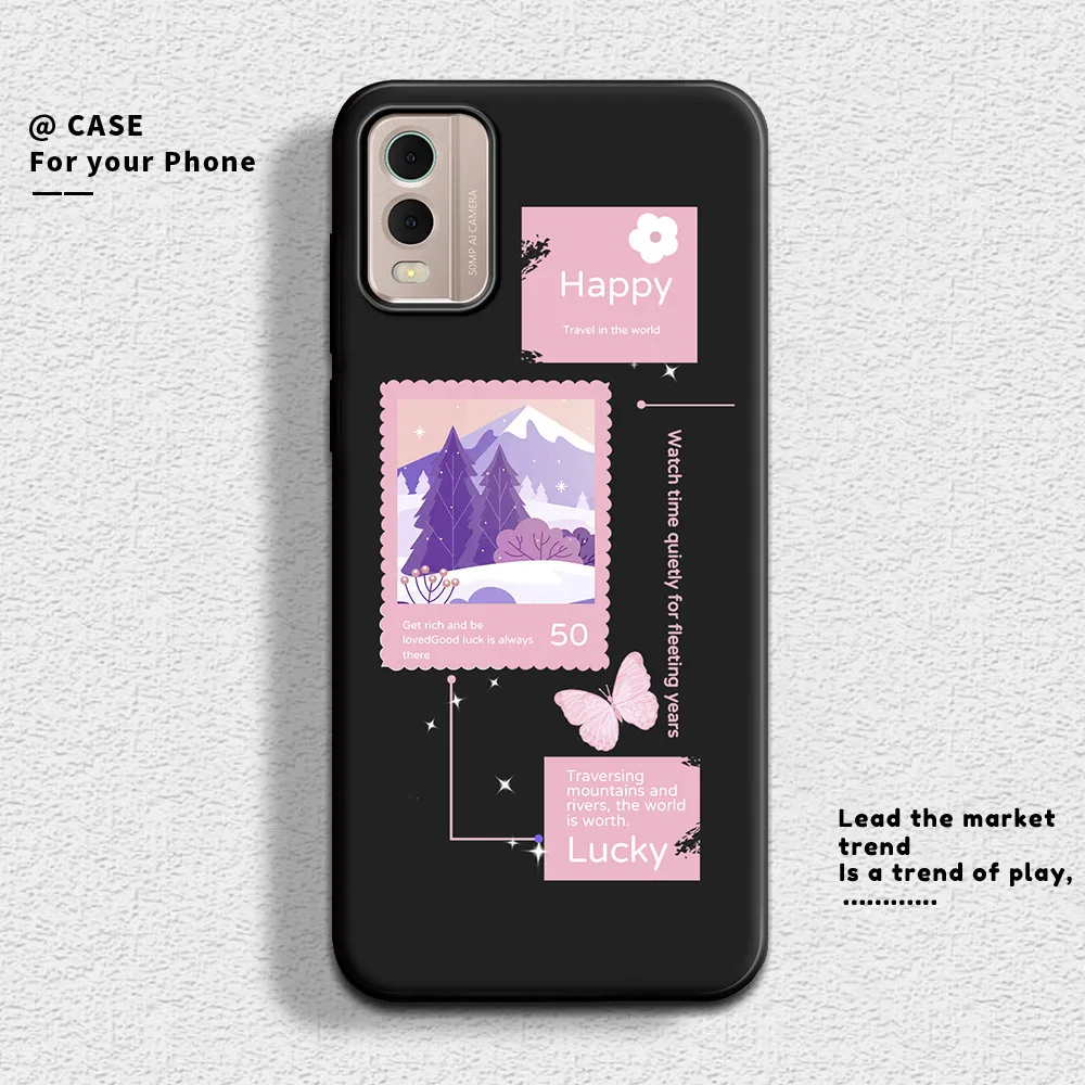 Cute Panda Flower Soft Silicone Shockproof Phone Case - Cartoon Cover
