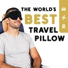 Neck Pillow Soft Travel Airplane Pillow Neck Cushion Head Straps Car Head Straps Comfy Head Travel Pillow with Eyeshade 1